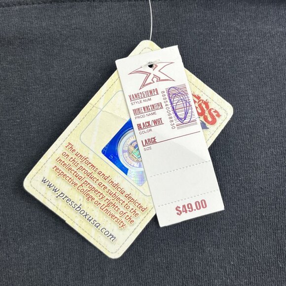 Vanderbilt Commodores Womens Large black Spirit Jersey Double Wing Press Box - Picture 3 of 11